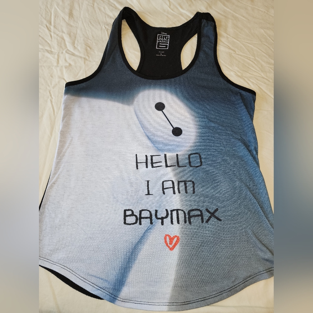 Baymax Big Hero 6 racer back tank, Disney, Large